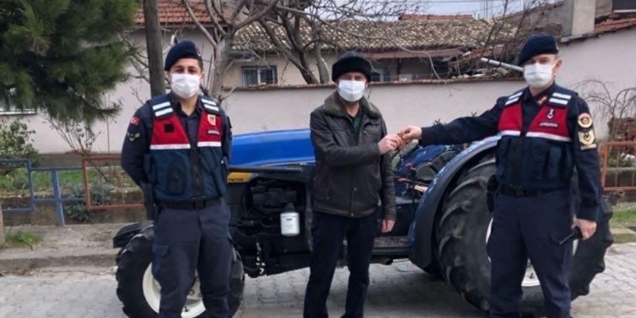 70 gün önce çalınan traktör, JASAT'ın sıkı takibiyle bulundu; 3 tutuklama