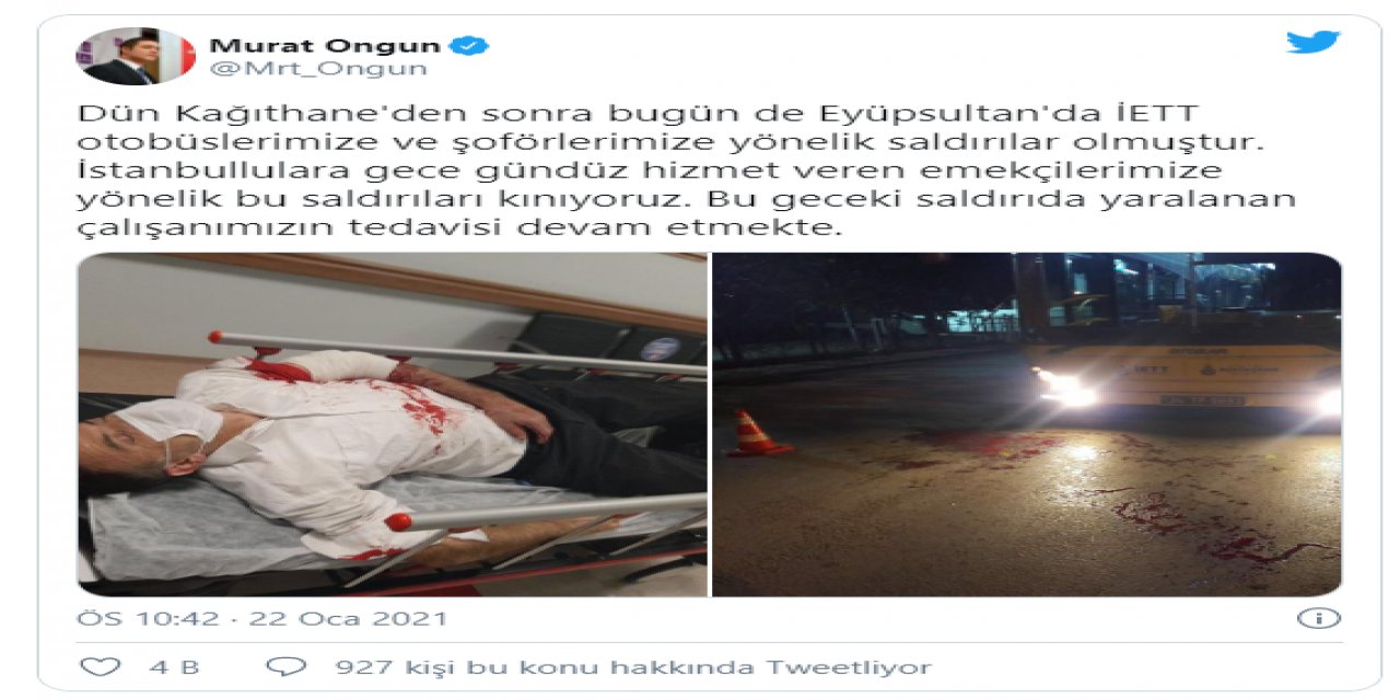 İETT otobüsleri ile şoförlerine dün ve bugün saldırı