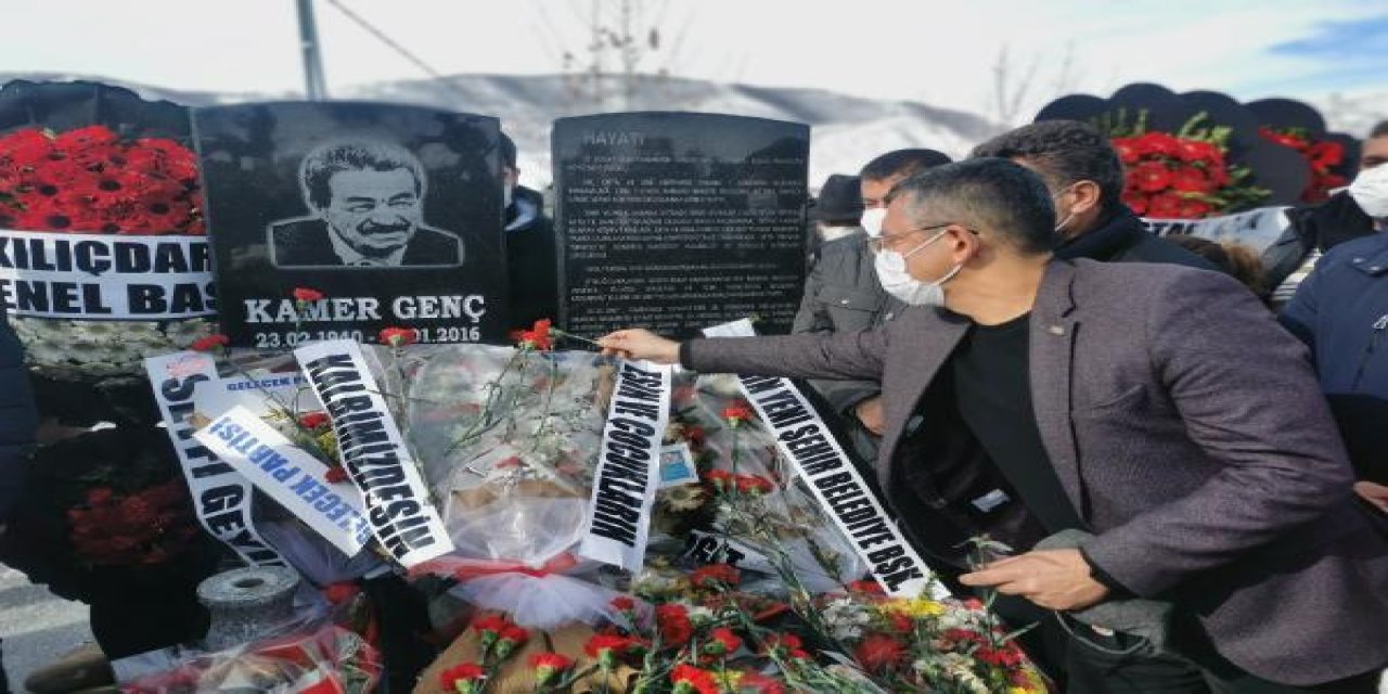Kamer Genç, memleketi Tunceli’de mezarı başında anıldı