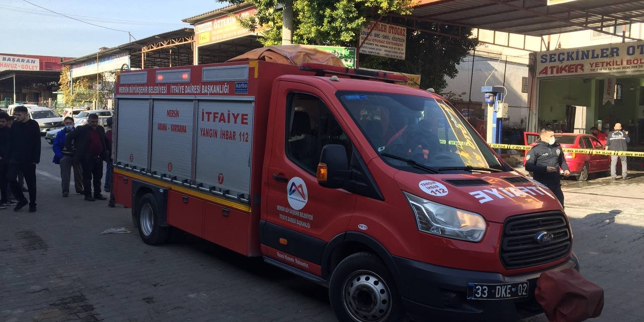 Erdemli Sanayi Sitesi'nde patlama: 4 yaralı