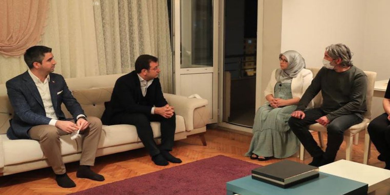 Ekrem İmamoğlu'ndan Hüda Kaya'ya taziye ziyareti!