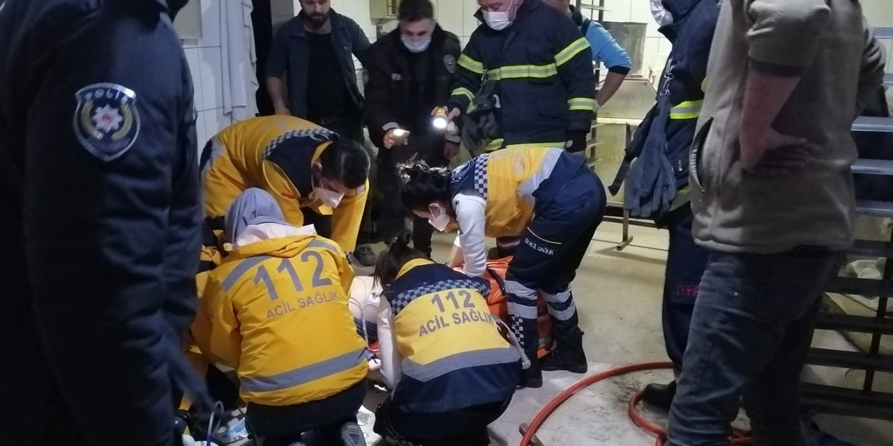 Ekmek fırınında kaynak yapan işçi, yük asansörünün altında kalarak hayatını kaybetti
