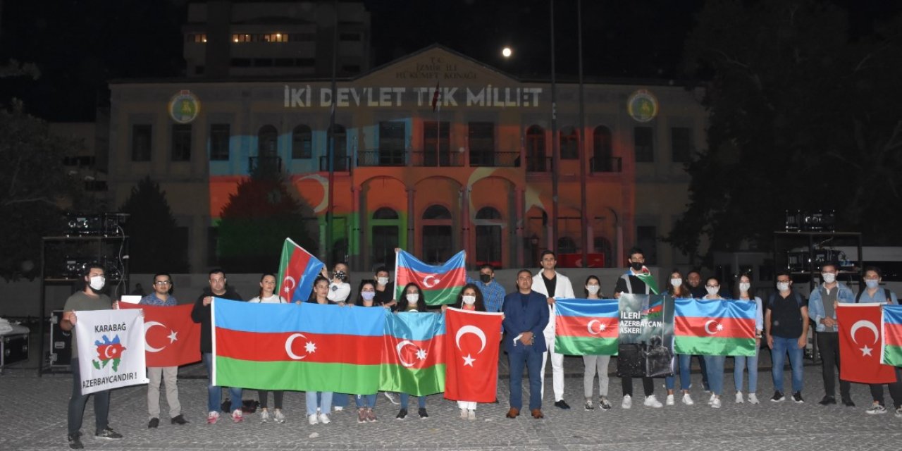 İzmir'den Azerbaycan'a destek 