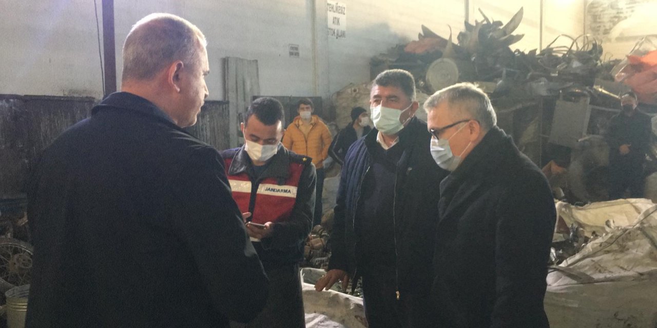 Geri dönüşüm fabrikasında patlama