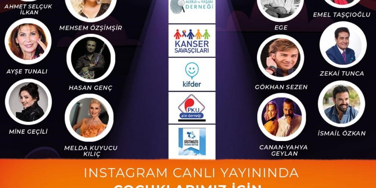 Şifa arayan çocuklara sanatçılardan şarkılarla destek