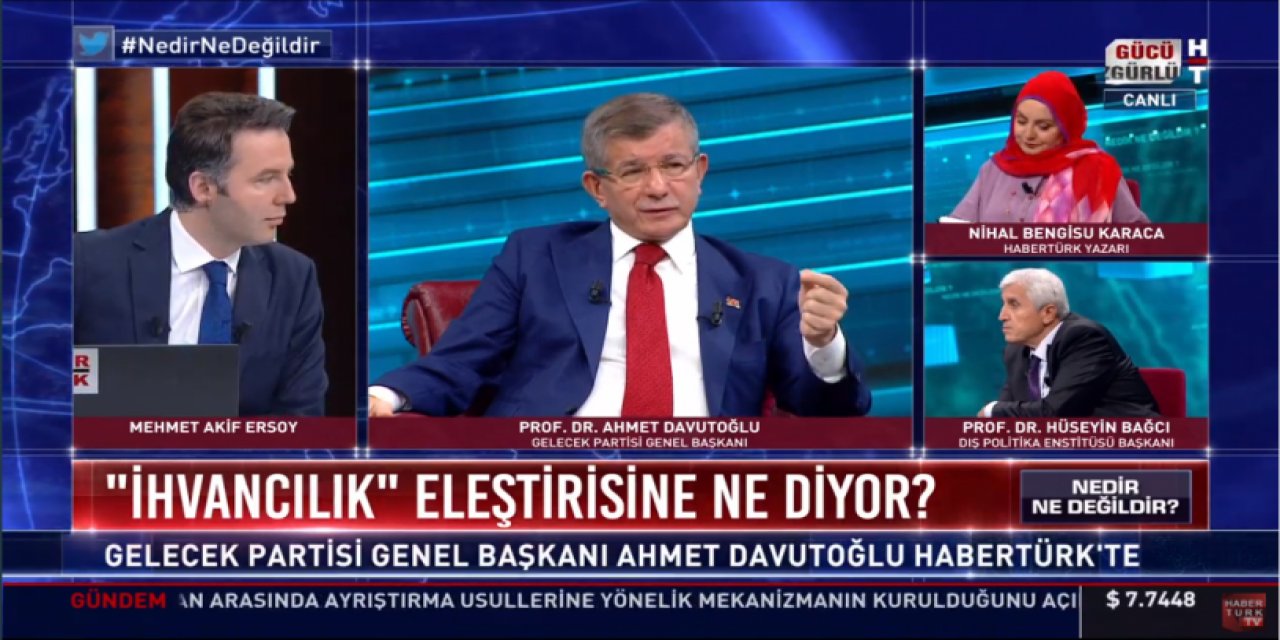 Ahmet Davutoğlu: Ben istifa etmeseydim Türkiye krize girerdi