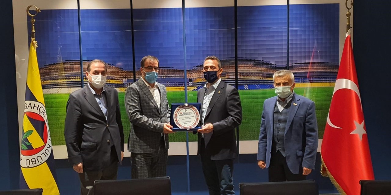 Atletizm Federasyonu Başkanı Fatih Çintimar'dan Ali Koç'a ziyaret 