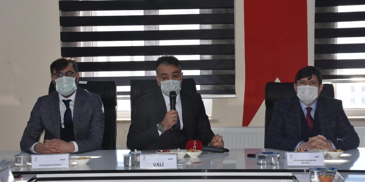 Bitlis’te, Afet Risk Azaltma Planı toplantısı