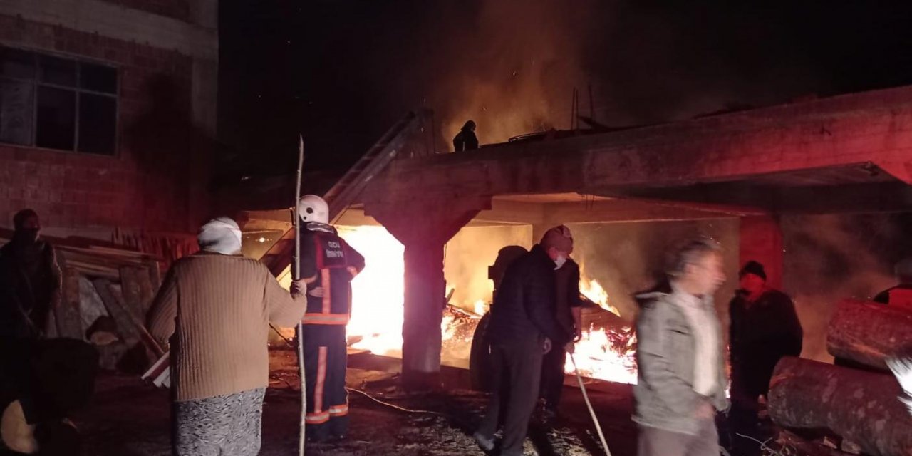 Ordu’da iki ayrı yangında, 400 tavuk ile 9 büyükbaş telef oldu