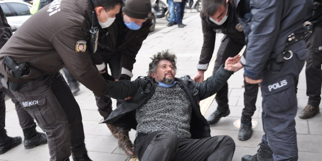 Alkollü kişi polis ve bekçileri bıktırdı