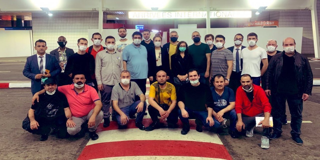 'Mozart' gemisi için 22 kişilik destek ekibi Gabon'da
