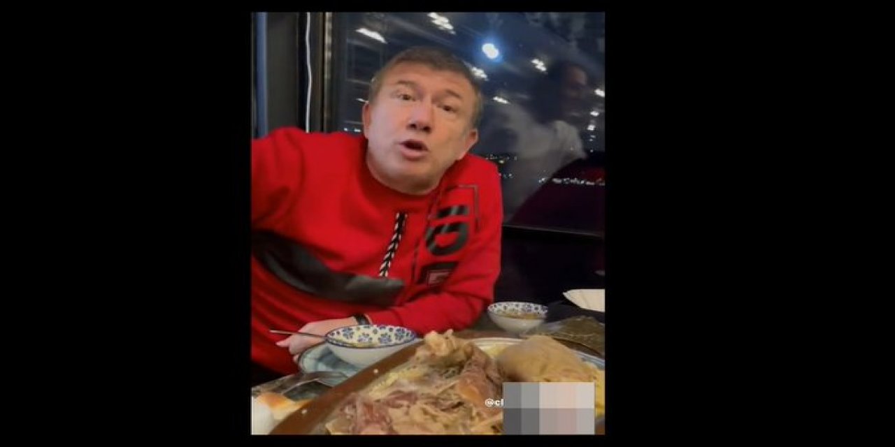 Ünlülere yasak yok mu? Tanju Çolak'tan tepki çeken görüntü...  Koronavirüs kısıtlamalarını kaz ziyafeti ile bozdu!