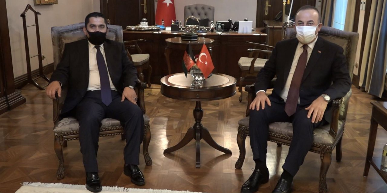 Bakan Çavuşoğlu, Afganistan Ulaştırma Bakanı  Kudretullah Zeki ile görüştü