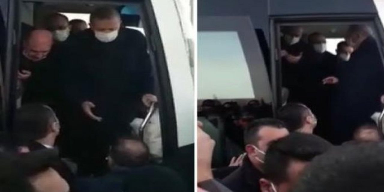 Berat Albayrak fotoğrafı çıkmıştı! Vatandaşlar Erdoğan'ın otobüsünün önünü kesip o ismi şikayet etti!