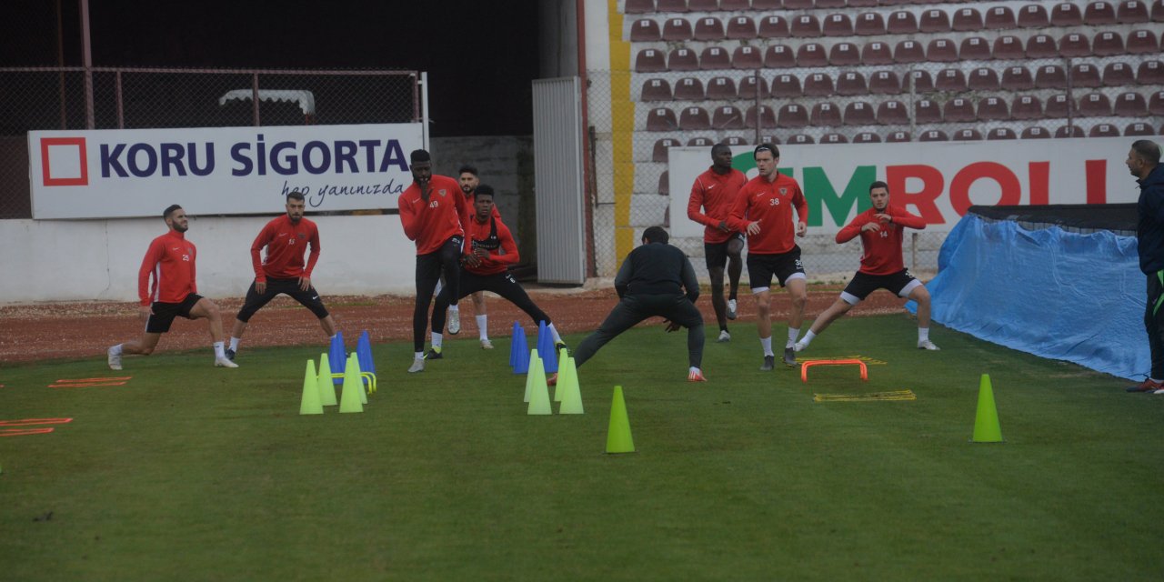 Atakaş Hatayspor, Medipol Başakşehir maçının hazırlıklarını sürdürdü