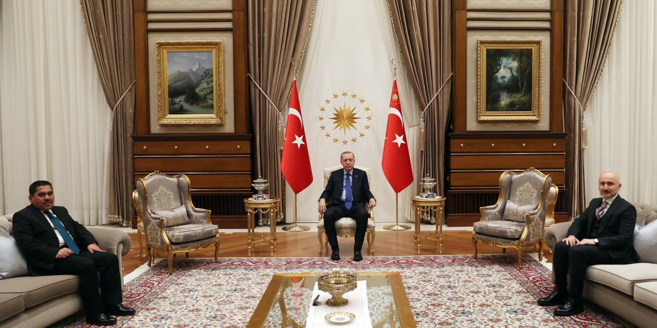 Cumhurbaşkanı Erdoğan, Afganistan Ulaştırma Bakanı  Kudretullah Zeki'yi kabul etti