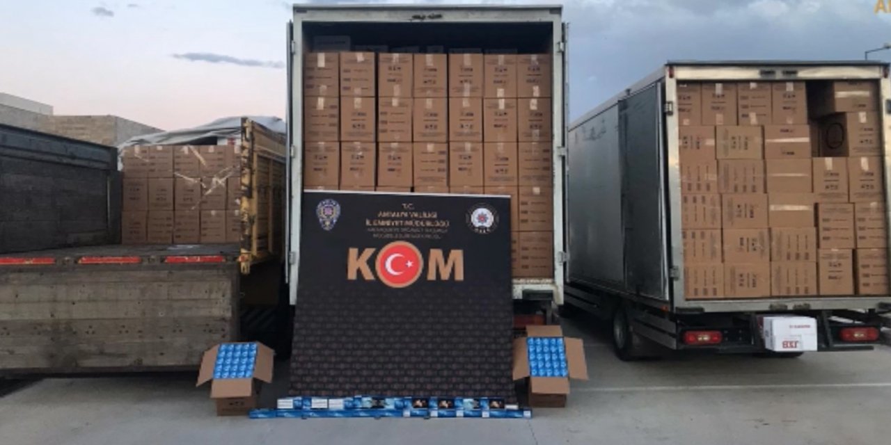Antalya'da 1.5 milyon TL değerinde makaron ele geçirildi