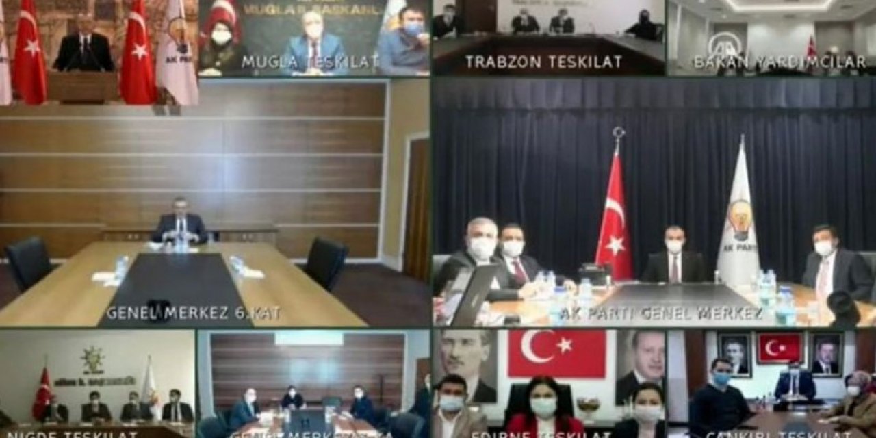 İşte parti devleti fotoğrafı... Cumhurbaşkanı, bakan yardımcıları, parti teşkilatları aynı toplantıda!