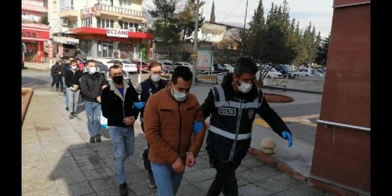 Kahramanmaraş'ta aranan 46 kişi yakalandı, 22'si tutuklandı