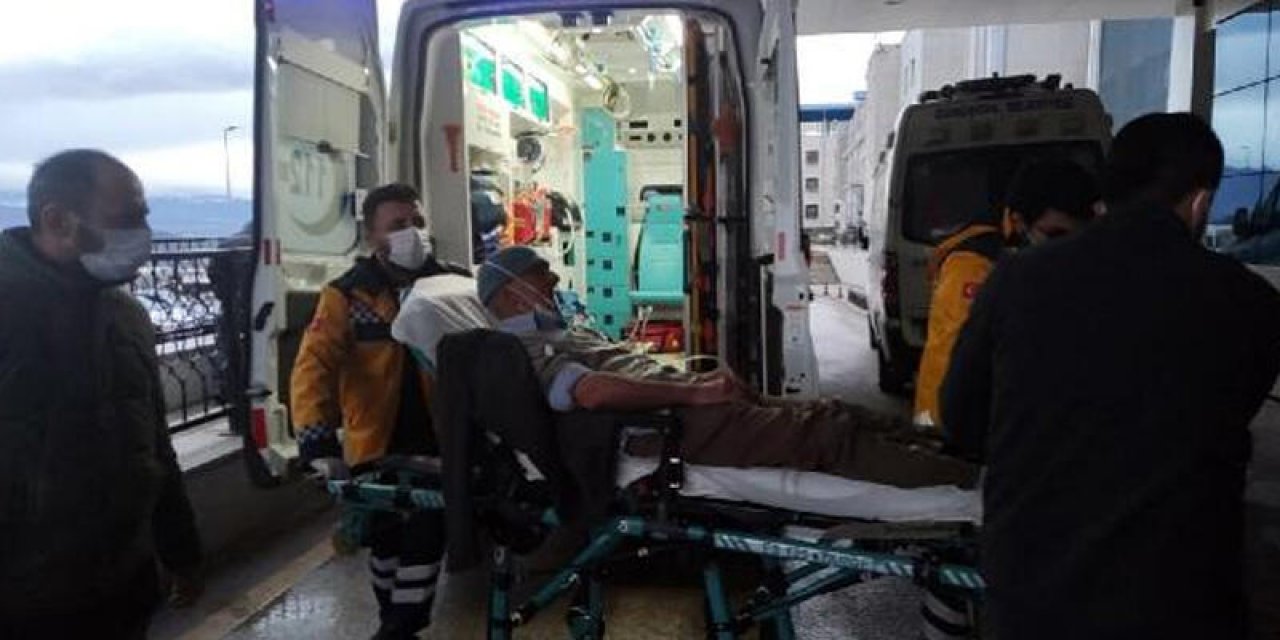  Sobadan zehirlenen yaşlı çift, tedaviye alındı
