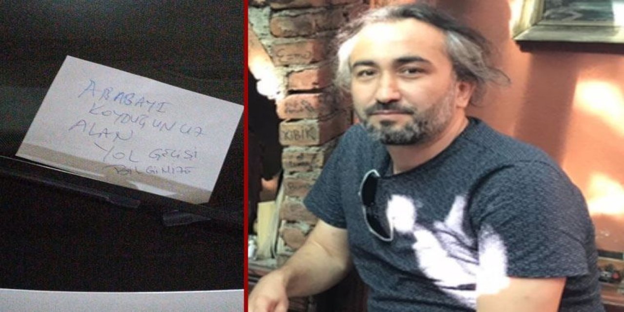 Yanlış yere park edilmiş olan bir aracın camına not yazarken kimin aracı olduğuna dikkat: “Arabayı bıraktığınız alan yol girişidir” notu yazan yurttaşa gözaltı
