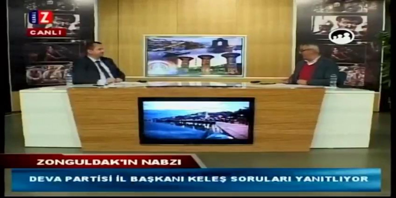 Deva Partisi il başkanı canlı yayında küfür etti