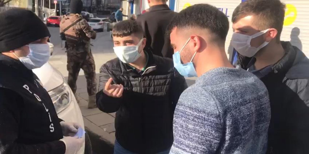 Esenyurt'ta otomobilini yıkamaya çıkan 3 gence ceza