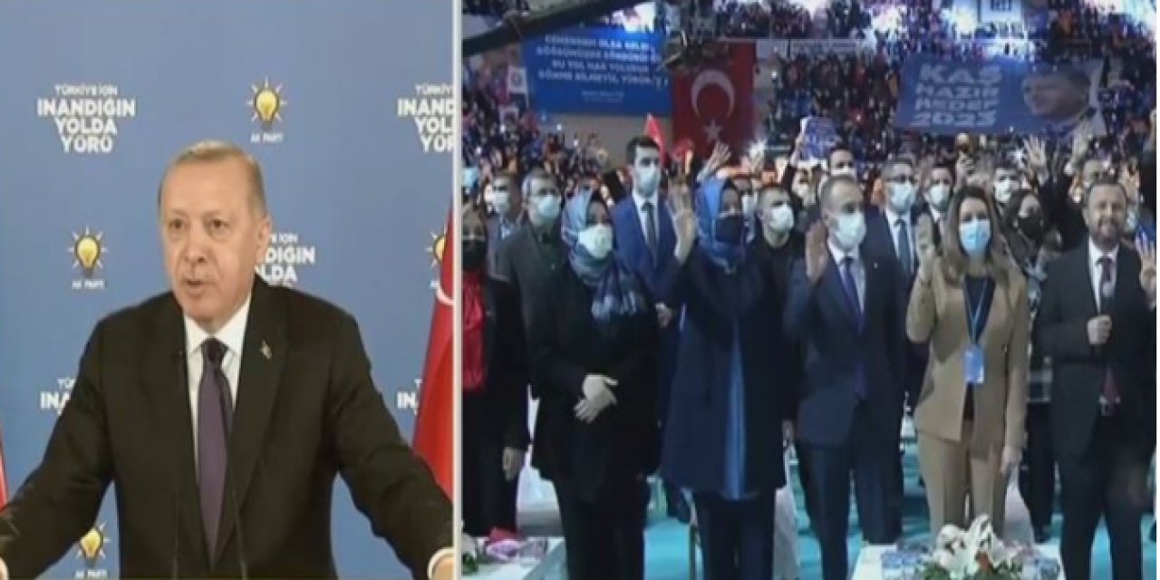 AKP kongresine Erdoğan'ın gafı damga vurdu! "Baba"ları karıştırdı... İşte o anlar...