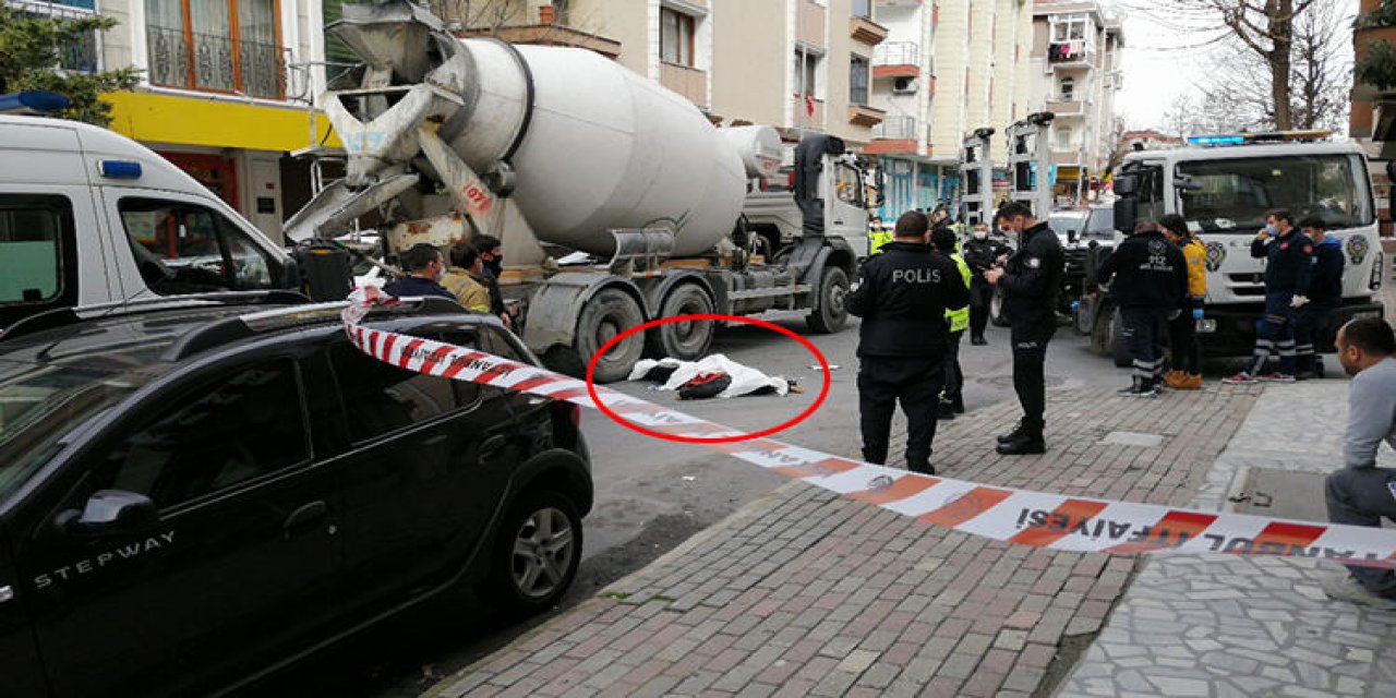 İstanbul'un göbeğinde korkunç olay! 45 yaşındaki kadın beton mikseri altında kaldı...