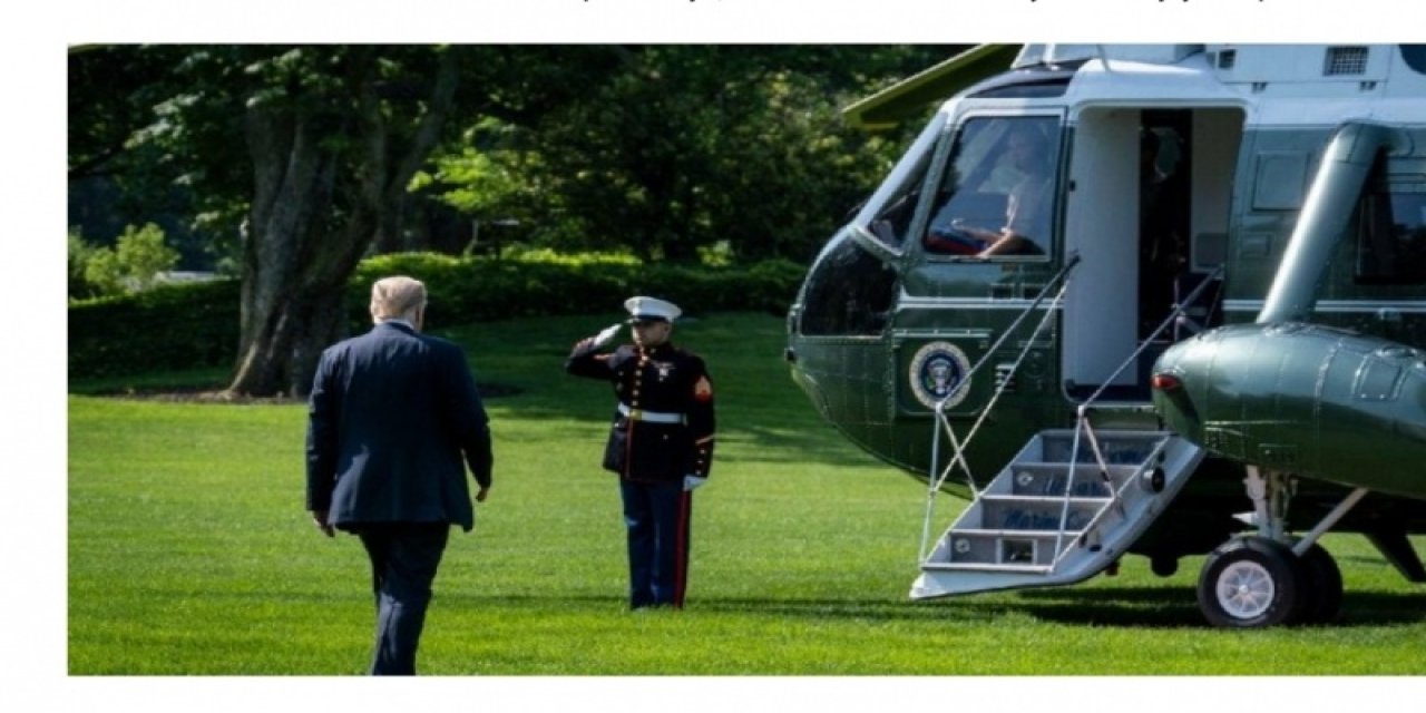 "Remdesivir"in ilk dozu uygulanan Trump'ın dinlendiği açıklandı