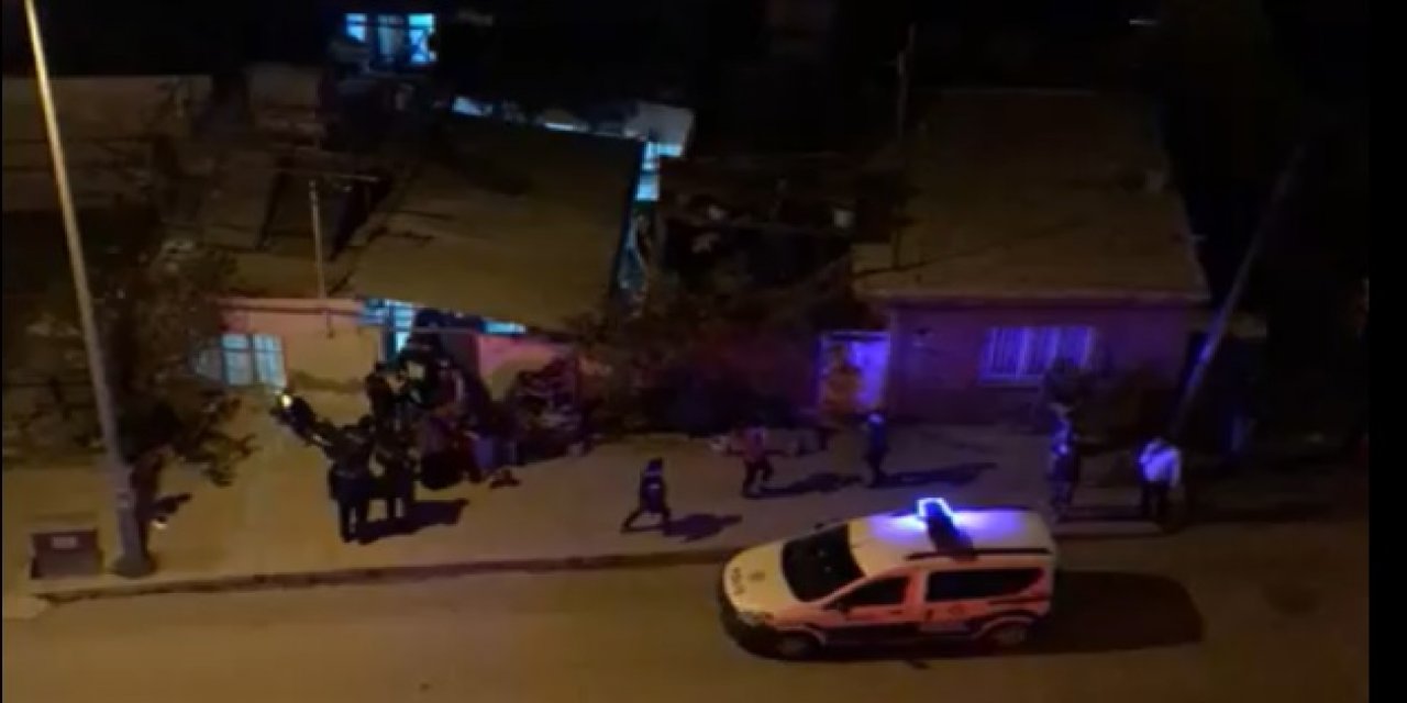 50 metrekare avluda 100 kişilik düğün törenine polis baskını