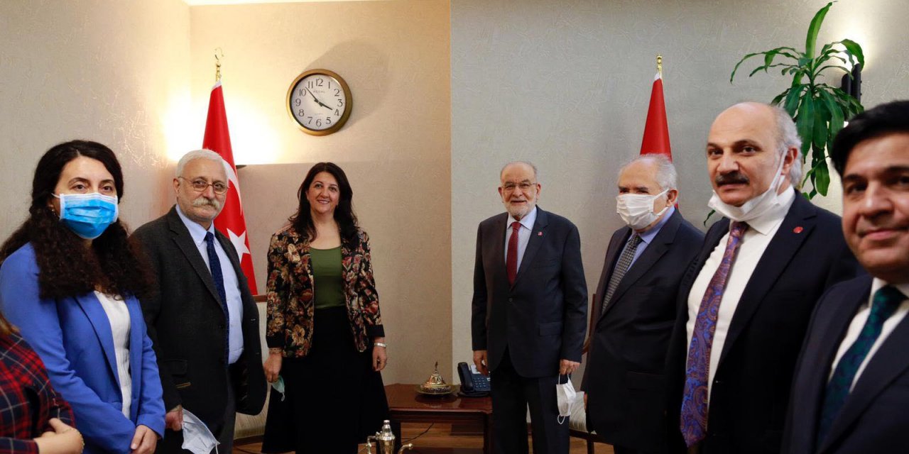 HDP'li Buldan ve Sancar'dan TBMM Başkanı Şentop'a ziyaret