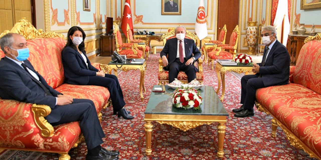 HDP'li Buldan ve Sancar'dan TBMM Başkanı Şentop'a ziyaret