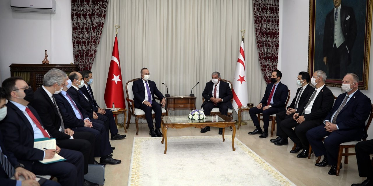 Dışişleri Bakanı Çavuşoğlu:Türkiye'nin Kıbrıs Türk halkına desteği tamdır