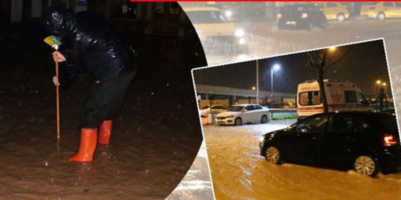 İzmir'de şiddetli sağanak yağış hayatı felç etti... Tunç Soyer'den İzmirlilere uyarı! Zorunlu olmadıkça çıkmayın...