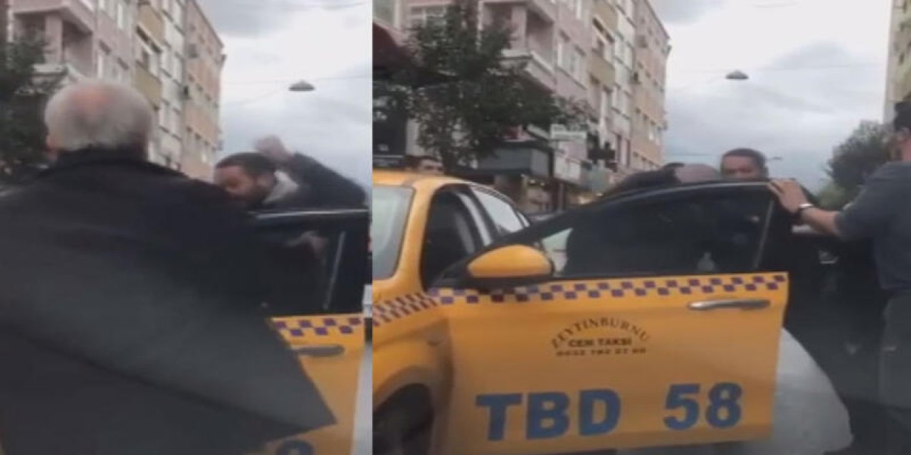 İstanbul trafiğinde yumruk yumruğa "yol verme" kavgası! İşte o anlar...
