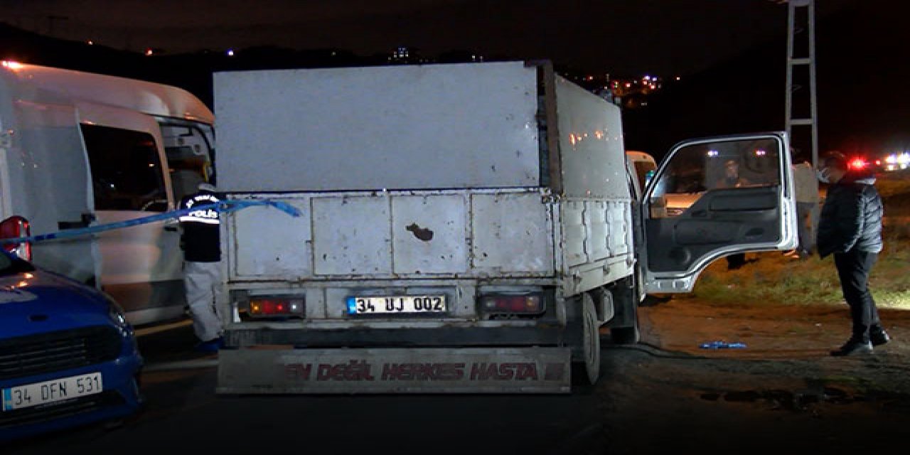 AVCILAR'DA EŞİ VE ENİŞTESİNİ ÖLDÜREN KİŞİ BAŞAKŞEHİR'DE KAMYONTTE ÖLÜ BULUNDU