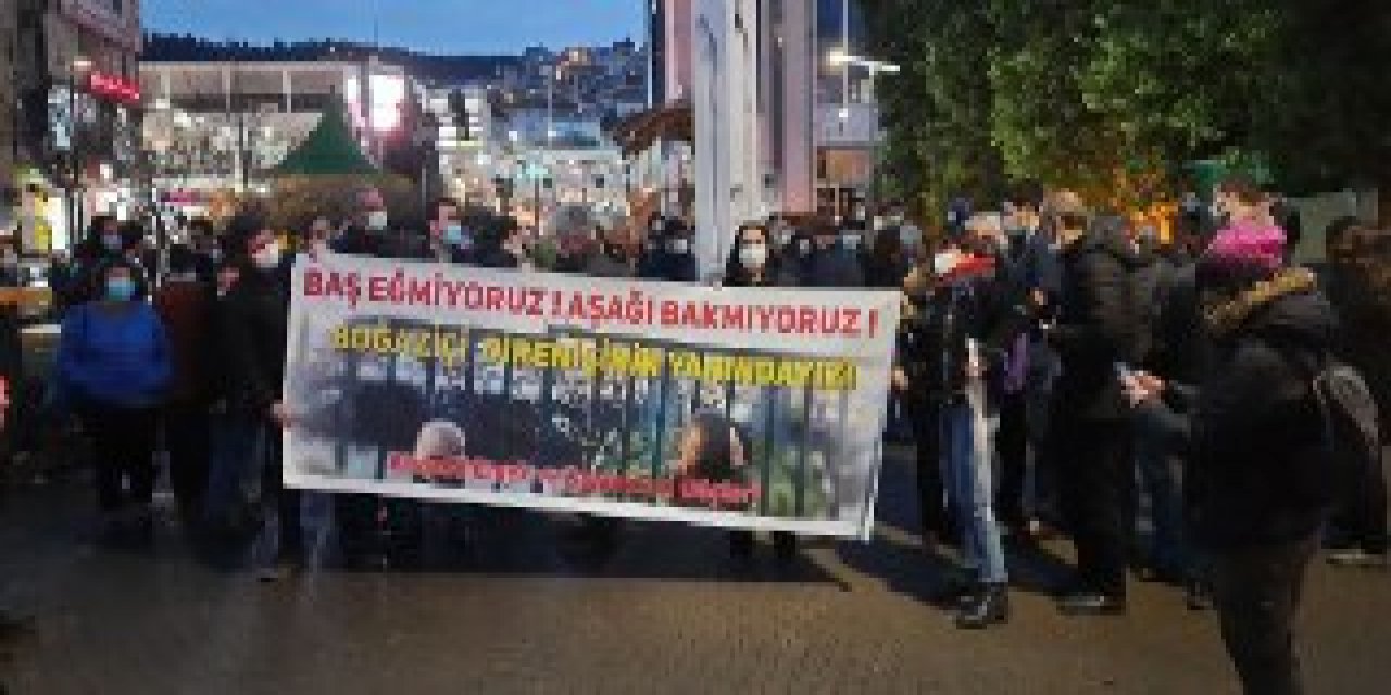 İzmit'te Boğaziçi Üniversitesi eylemi