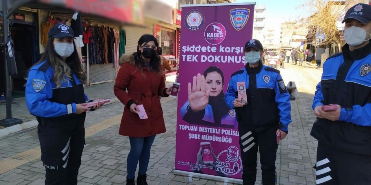 Şırnak'ta kadınlara KADES uygulaması tanıtıldı