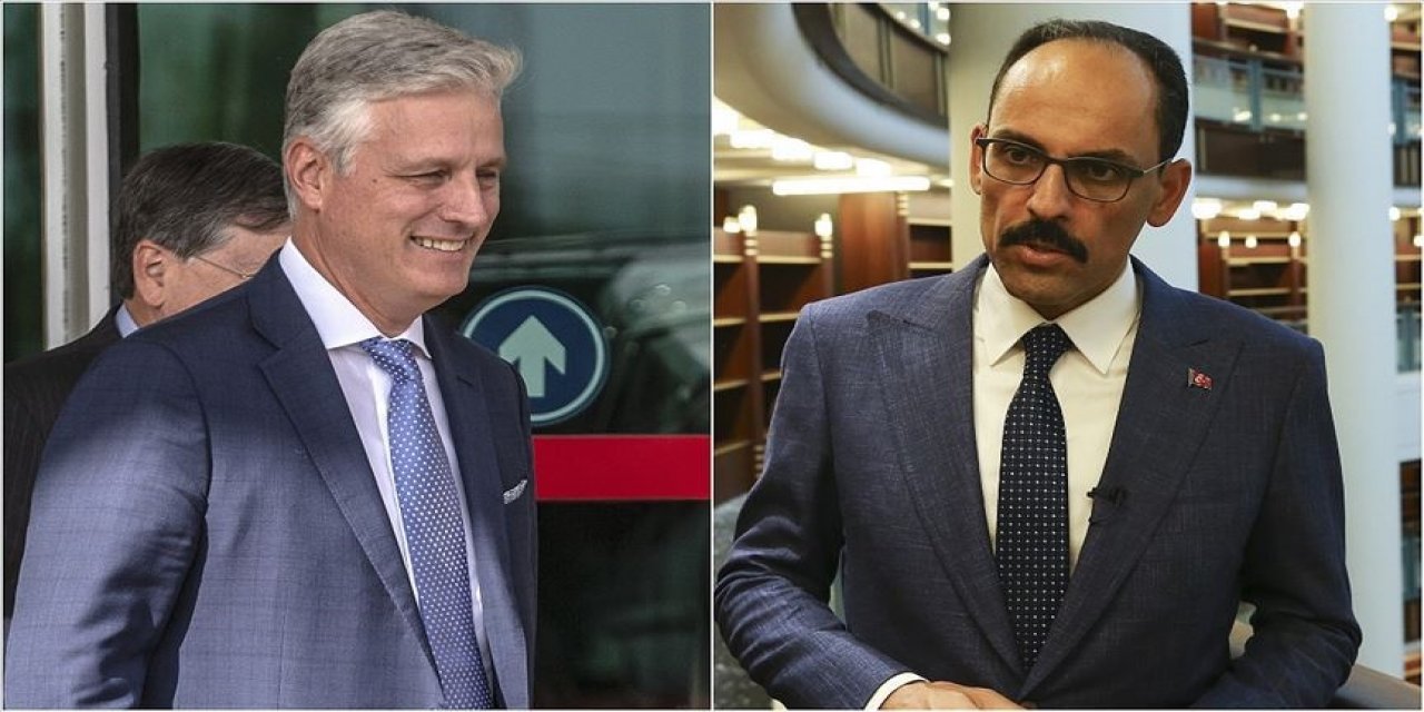 Sözcü Kalın, ABD Ulusal Güvenlik Danışmanı Sullıvan ile görüştü 