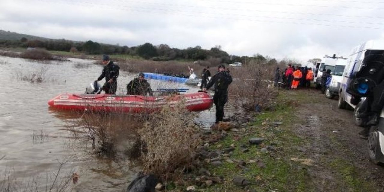 Çanakkale'de baraj suyunda kaybolan kişiyi arama çalışmaları 7’nci gününde