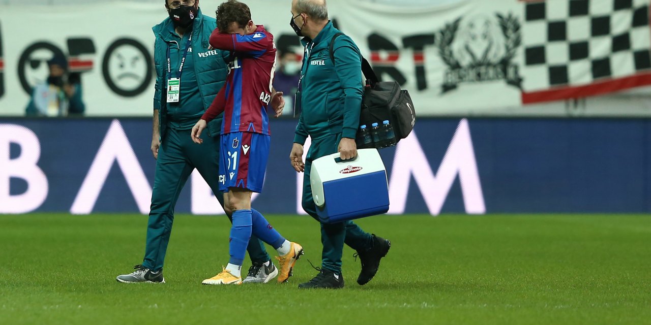 Trabzonsporlu Abdulkadir Parmak'ta kas yaralanması tespit edildi