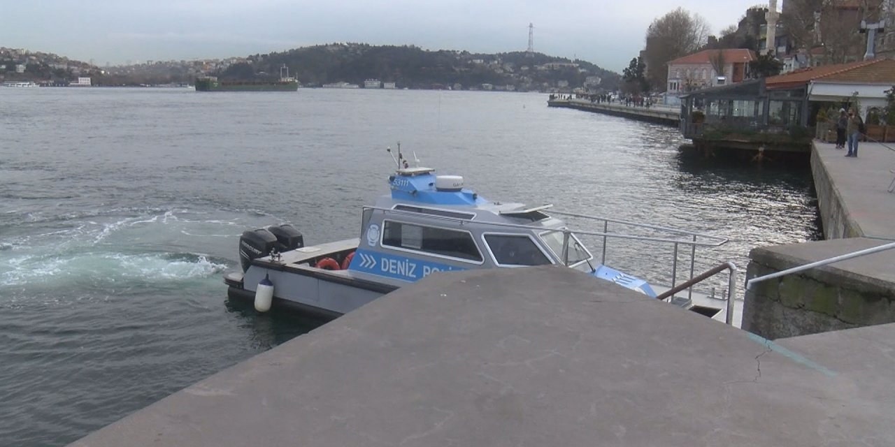 Beşiktaş'ta denize atlayan kişinin cesedi bulundu