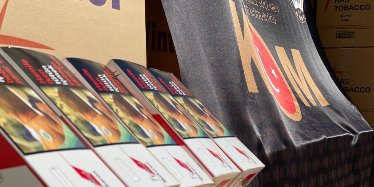 Samsun'da 7 milyon makaron ele geçirildi