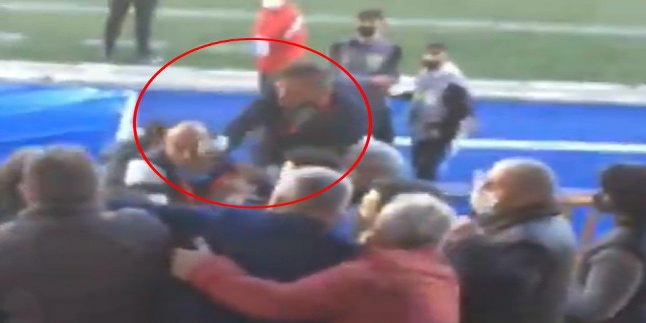Yumruk yumruğa kavga... "Seyircisiz" oynanması gereken maçta olay!