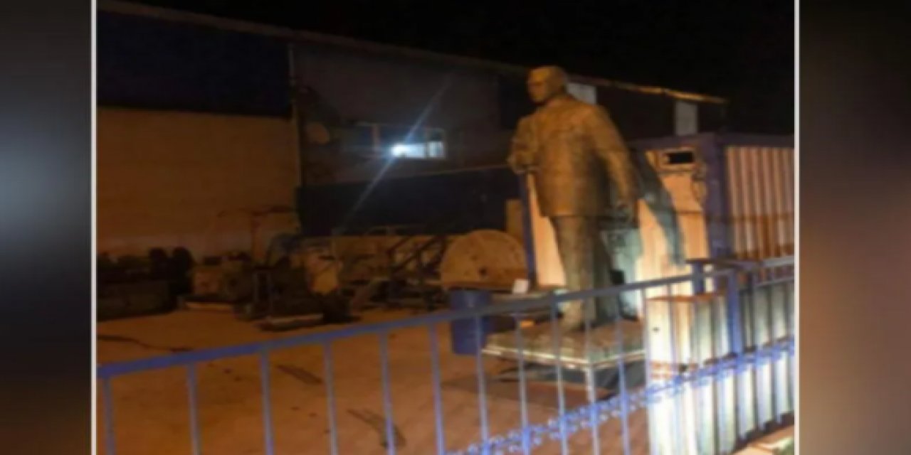 Atatürk heykeli hurdacıya mı satıldı? Emniyet'ten açıklama!