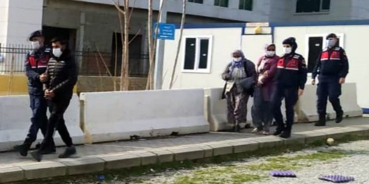 İnşaat malzemesi çalan anne-kız tutuklandı