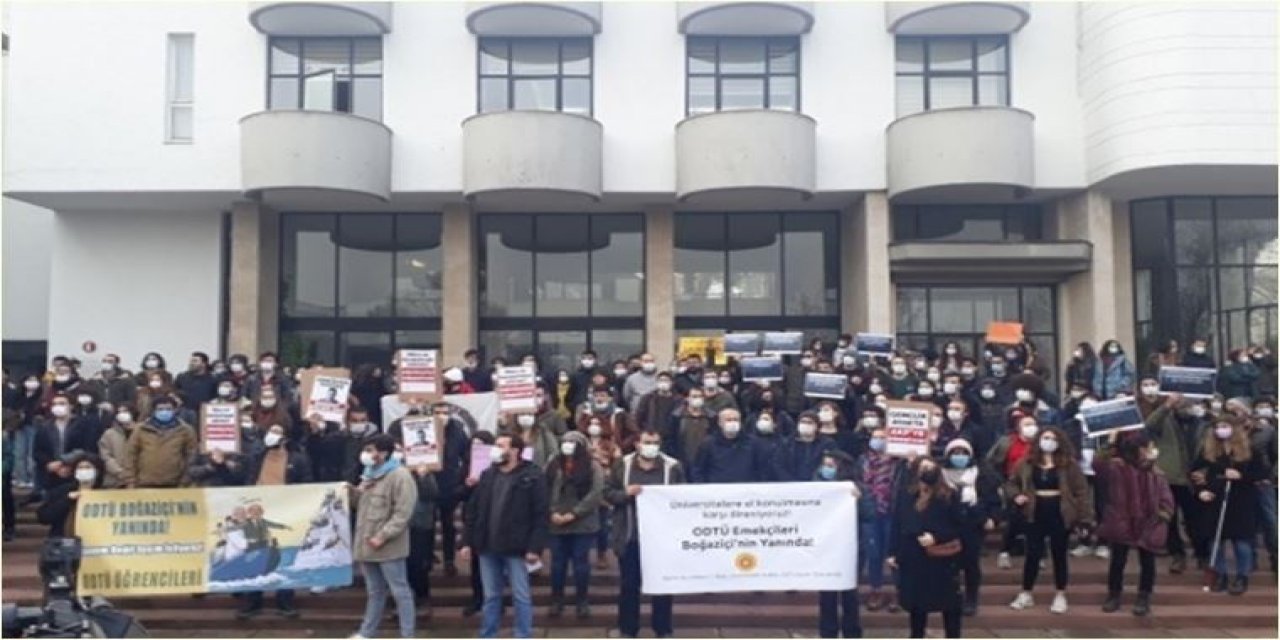 ODTÜ'den Boğaziçi'ne destek! Öğrencilerle gurur duyuyoruz...