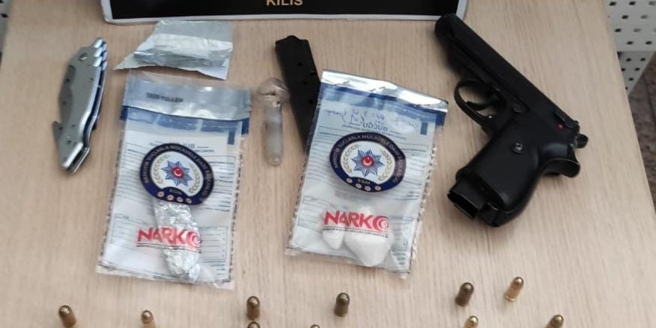 Kilis’teki uyuşturucu operasyonunda 8 tutuklama