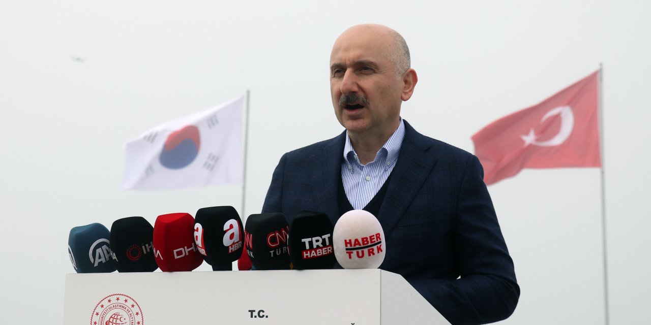 Bakan Karaismailoğlu: Asırların hayali için geri sayımdayız